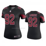 Camiseta NFL Legend Mujer Arizona Cardinals Rashard Lawrence Negro