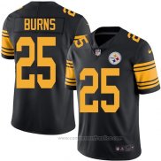 Camiseta NFL Legend Pittsburgh Steelers Burns Negro