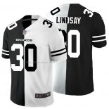 Camiseta NFL Limited Denver Broncos Lindsay Black White Split