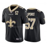 Camiseta NFL Limited New Orleans Saints Spence Big Logo Number Negro