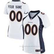 Camiseta NFL Mujer Denver Broncos Personalizada Blanco