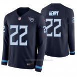 Camiseta NFL Therma Manga Larga Tennessee Titans Derrick Henry Azul