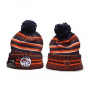 Gorro Beanie Denver Broncos Azul Naranja