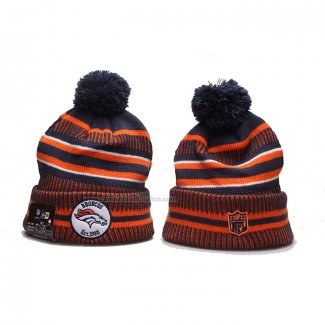 Gorro Beanie Denver Broncos Azul Naranja