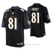 Camiseta NFL Game Baltimore Ravens Hayden Hurst Negro