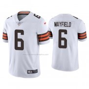 Camiseta NFL Game Cleveland Browns 2020 Baker Mayfield Vapor Blanco