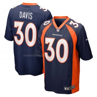 Camiseta NFL Game Denver Broncos Terrell Davis Retired Azul