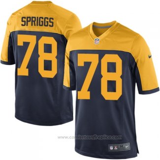 Camiseta NFL Game Green Bay Packers Spriggs Azul Amarillo