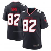 Camiseta NFL Game Houston Texans Steven Sims Azul2