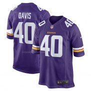 Camiseta NFL Game Minnesota Vikings Todd Davis Violeta