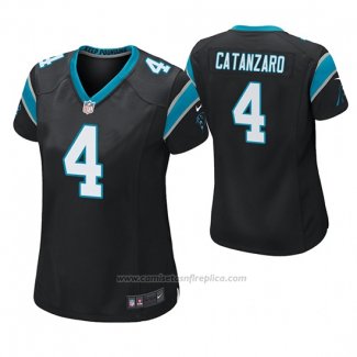 Camiseta NFL Game Mujer Carolina Panthers Chandler Catanzaro Negro