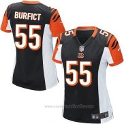 Camiseta NFL Game Mujer Cincinnati Bengals Burfict Negro