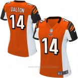 Camiseta NFL Game Mujer Cincinnati Bengals Dalton Naranja