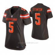 Camiseta NFL Game Mujer Cleveland Browns Drew Stanton Marron