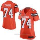 Camiseta NFL Game Mujer Cleveland Browns Erving Naranja