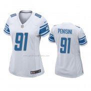 Camiseta NFL Game Mujer Detroit Lions John Penisini Blanco