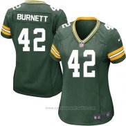 Camiseta NFL Game Mujer Green Bay Packers Burnett Verde Militar