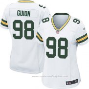 Camiseta NFL Game Mujer Green Bay Packers Guion Blanco