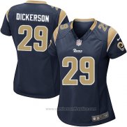 Camiseta NFL Game Mujer Los Angeles Rams Dickerson Negro