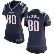 Camiseta NFL Game Mujer New England Patriots Amendola Negro