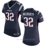 Camiseta NFL Game Mujer New England Patriots Mccourty Negro