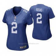 Camiseta NFL Game Mujer New York Giants Aldrick Rosas Azul