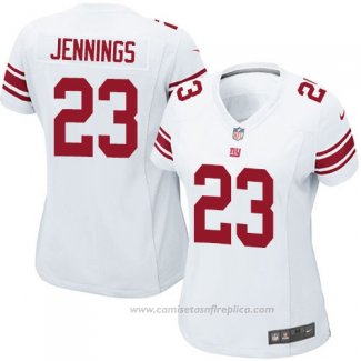 Camiseta NFL Game Mujer New York Giants Jennings Blanco