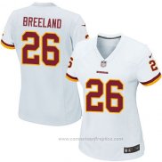 Camiseta NFL Game Mujer Washington Redskins Breeland Blanco