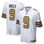 Camiseta NFL Game New Orleans Saints Drew Brees Alterno Blanco