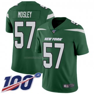 Camiseta NFL Game New York Jets 57 C.J. Mosley Verde