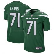 Camiseta NFL Game New York Jets Alex Lewis Verde