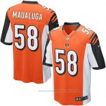 Camiseta NFL Game Nino Cincinnati Bengals Maualuga Naranja