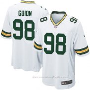 Camiseta NFL Game Nino Green Bay Packers Guion Blanco