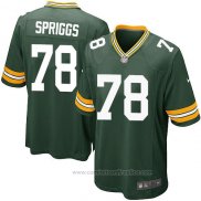 Camiseta NFL Game Nino Green Bay Packers Spriggs Verde Militar