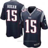 Camiseta NFL Game Nino New England Patriots Hogan Negro