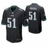 Camiseta NFL Game Philadelphia Eagles Zach Brown Negro