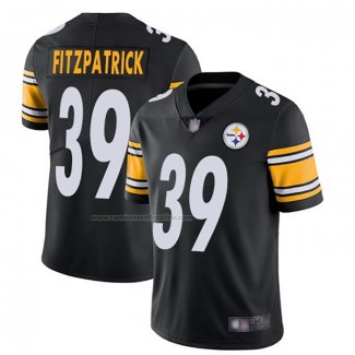 Camiseta NFL Game Pittsburgh Steelers 39 Minkah Fitzpatrick Negro Blanco