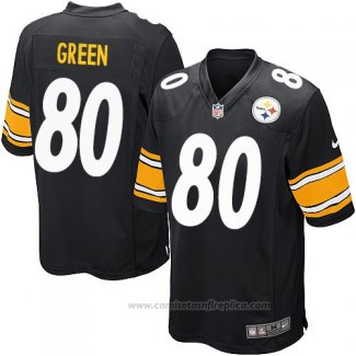 Camiseta NFL Game Pittsburgh Steelers Green Negro