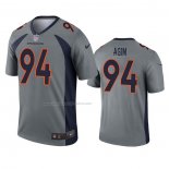 Camiseta NFL Legend Denver Broncos Mctelvin Agim Inverted Gris