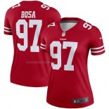 Camiseta NFL Legend Mujer San Francisco 49ers Nick Bosa Rojo