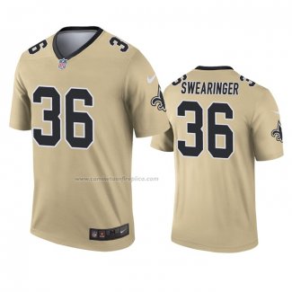 Camiseta NFL Legend New Orleans Saints D.j. Swearinger Inverted Oro