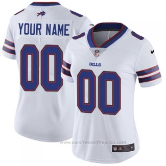 Camiseta NFL Mujer Buffalo Bills Personalizada Blanco