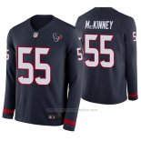 Camiseta NFL Therma Manga Larga Houston Texans Benardrick Mckinney Azul