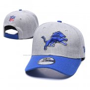 Gorra Detroit Lions 9FIFTY Snapback Gris Azul2