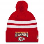 Gorro Beanie Kansas City Chiefs Blanco Rojo