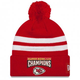 Gorro Beanie Kansas City Chiefs Blanco Rojo