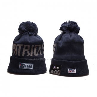 Gorro Beanie New England Patriots 100th Azul