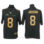 Camiseta NFL Anthracite Denver Broncos 8 Jackson Limited Gold Negro