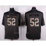 Camiseta NFL Anthracite Green Bay Packers Matthews 2016 Salute To Service