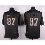 Camiseta NFL Anthracite Kansas City Chiefs Kelce 2016 Salute To Service